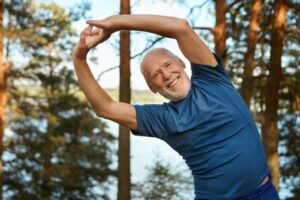 Healthy aging with muscle strength support
